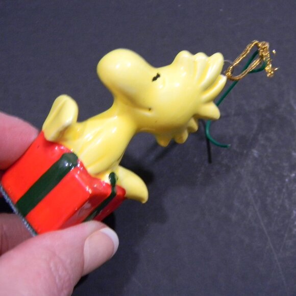1965 Woodstock Snoopy Peanuts Christmas Ornament United Feature Syndicate Japan - Picture 4 of 7